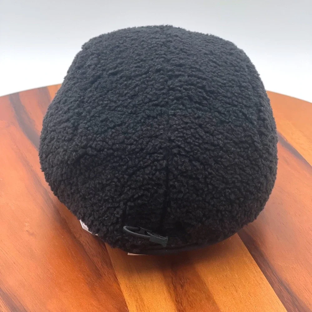 Lululemon Black Fleece 5-Panel Hat Adjustable Sherpa Mesh Lined Cap S/M